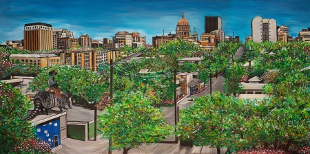 Austin Castle Hill by artist Doug LaRue